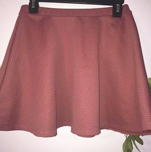 Pink High Waisted Mini Skirt
